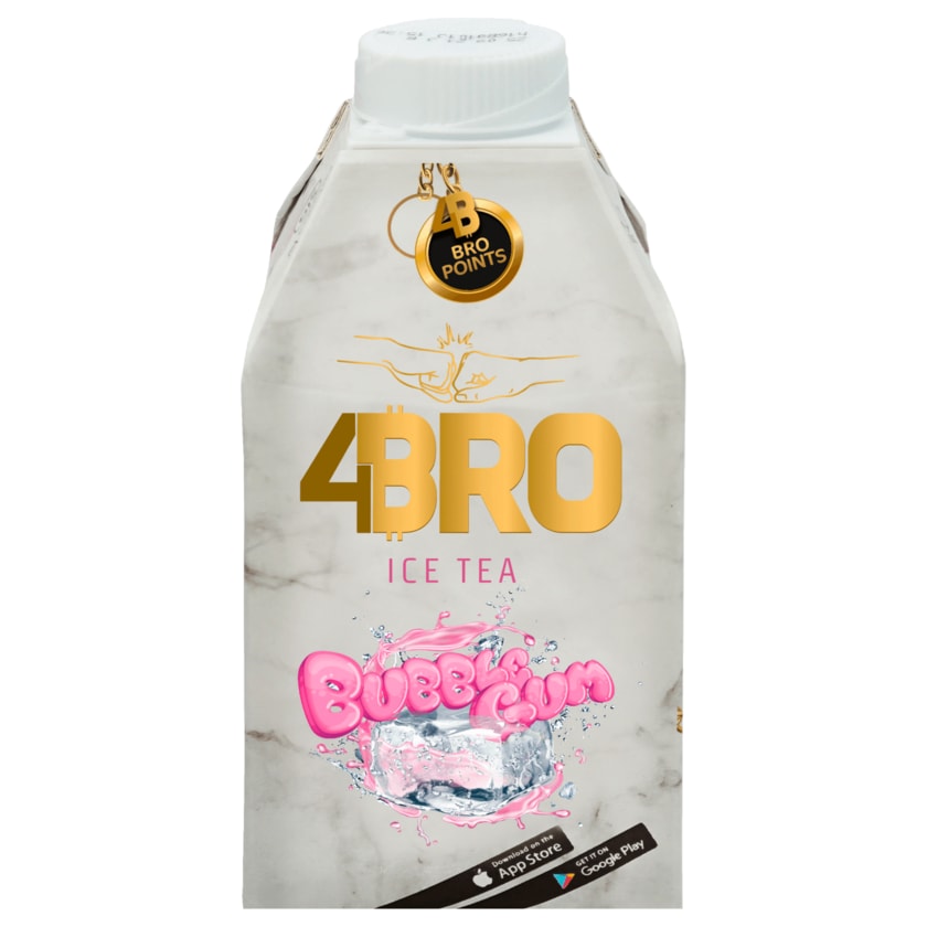 4Bro Ice Tea Bubble Gum 0,5l